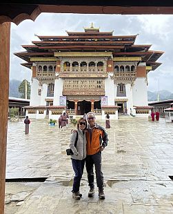 Michael & Janet in Gagntey Gompa