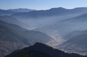 View of Paro valley on Bumdrak trek