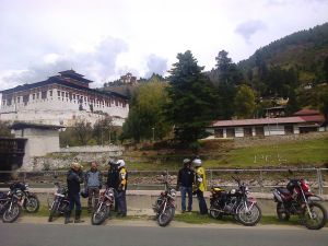 Motorbikes in Paro