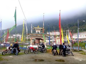 Motorbikes in Thimphu