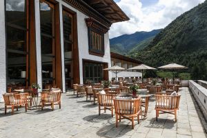 Bhutan Spirit Sanctuary terrace