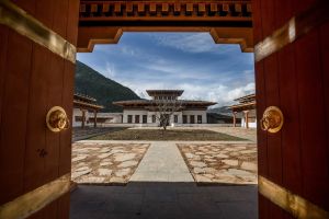 Bhutan Spirit Sanctuary courtyard