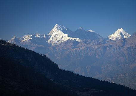 Jomolhari Peak from Chele-la pass